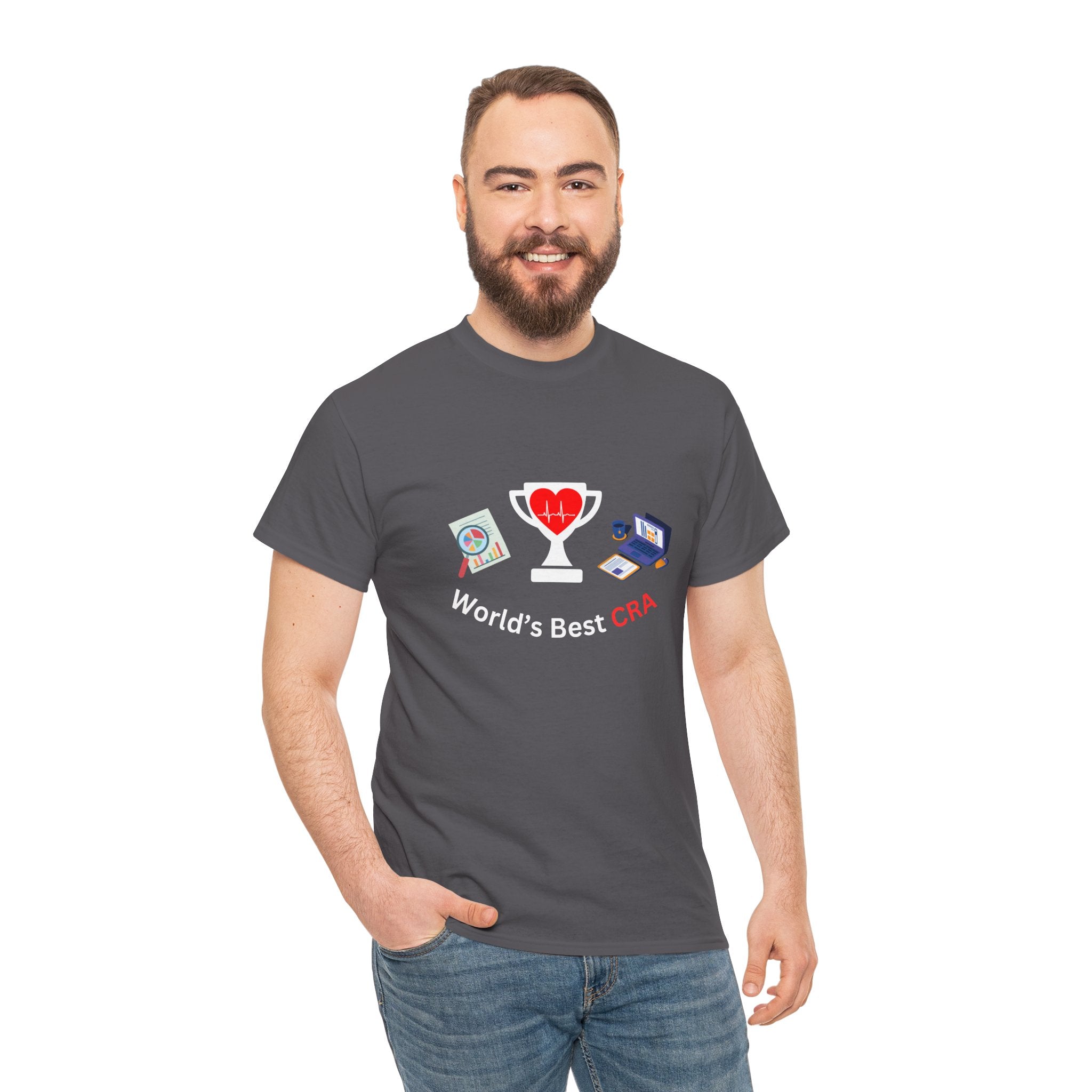 Funny World's Best CRA Unisex Tee - Great Gift for Clinical Research Associate