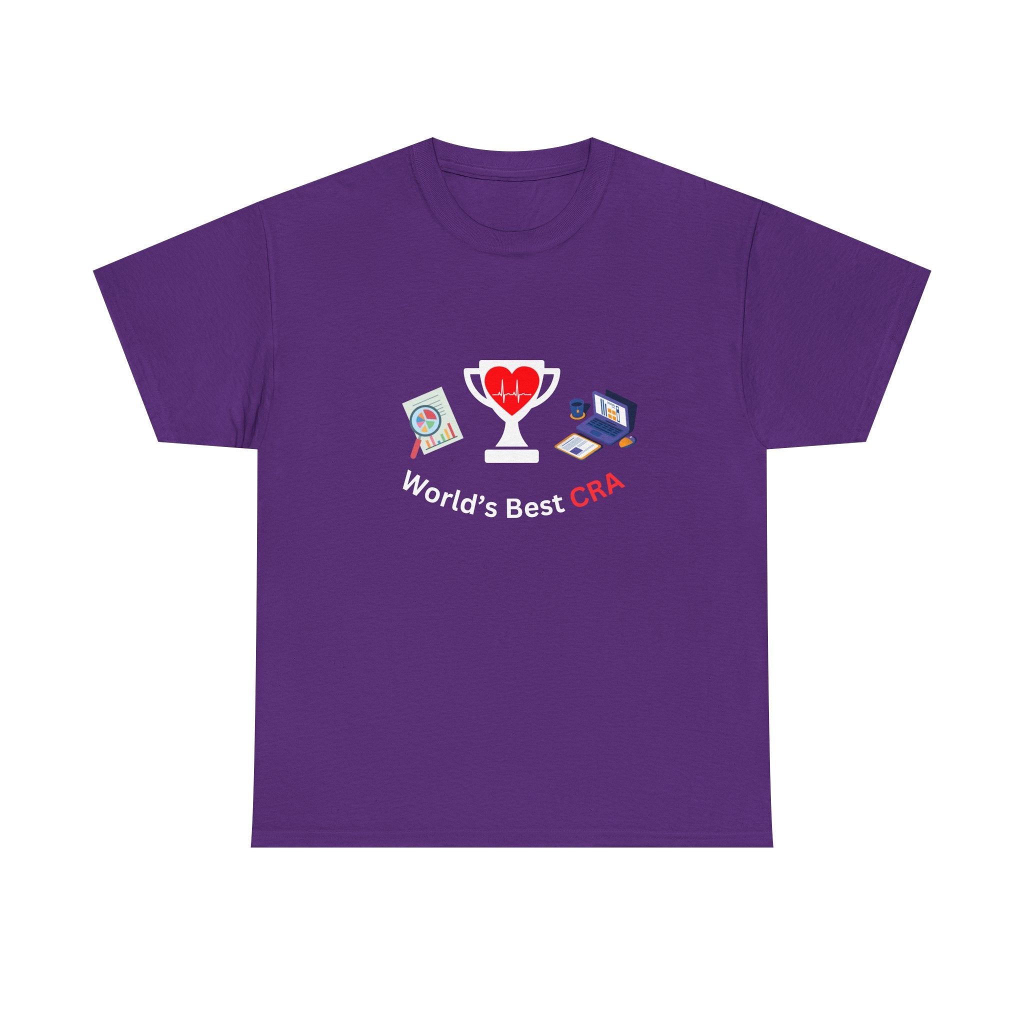 Funny World's Best CRA Unisex Tee - Great Gift for Clinical Research Associate