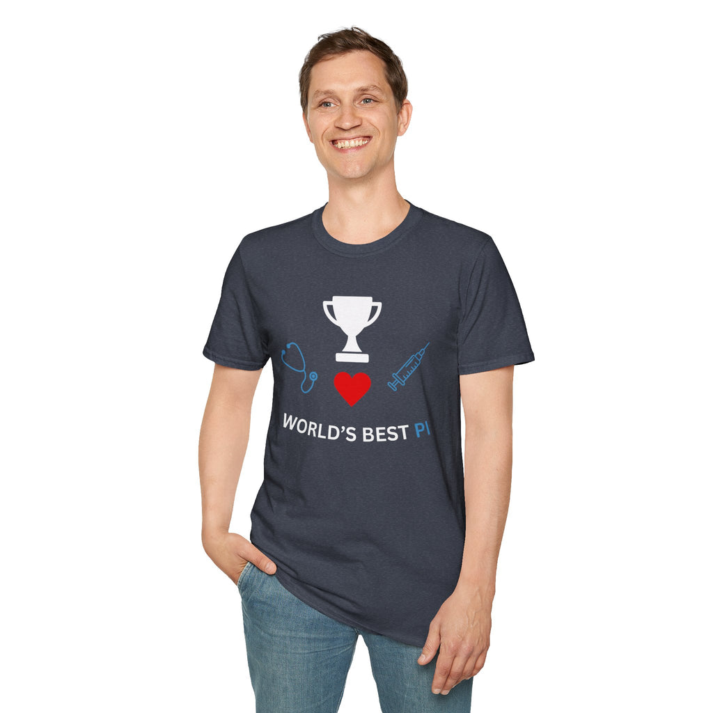 World's Best PI - Funny Unisex Softstyle T-Shirt