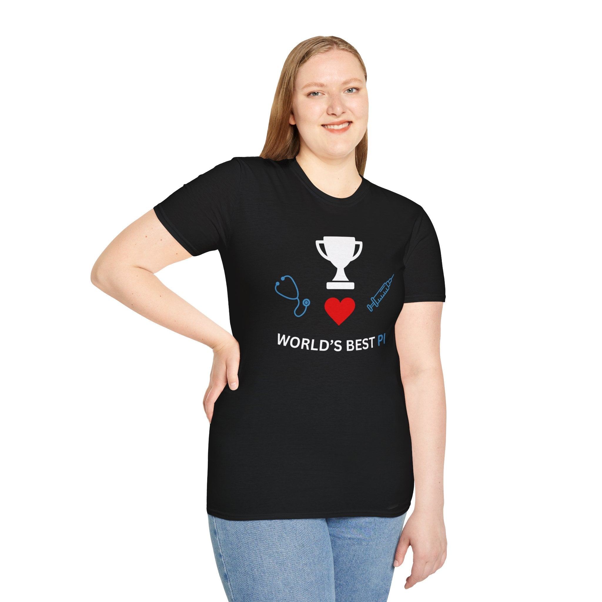 World's Best PI - Funny Unisex Softstyle T-Shirt