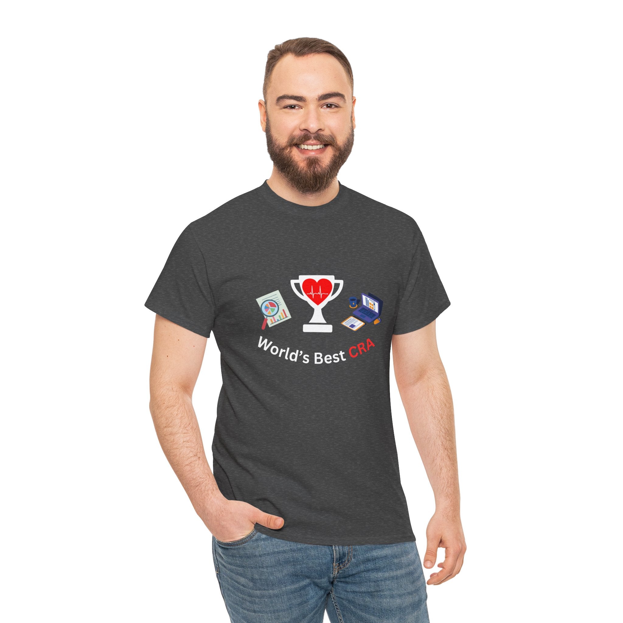 Funny World's Best CRA Unisex Tee - Great Gift for Clinical Research Associate