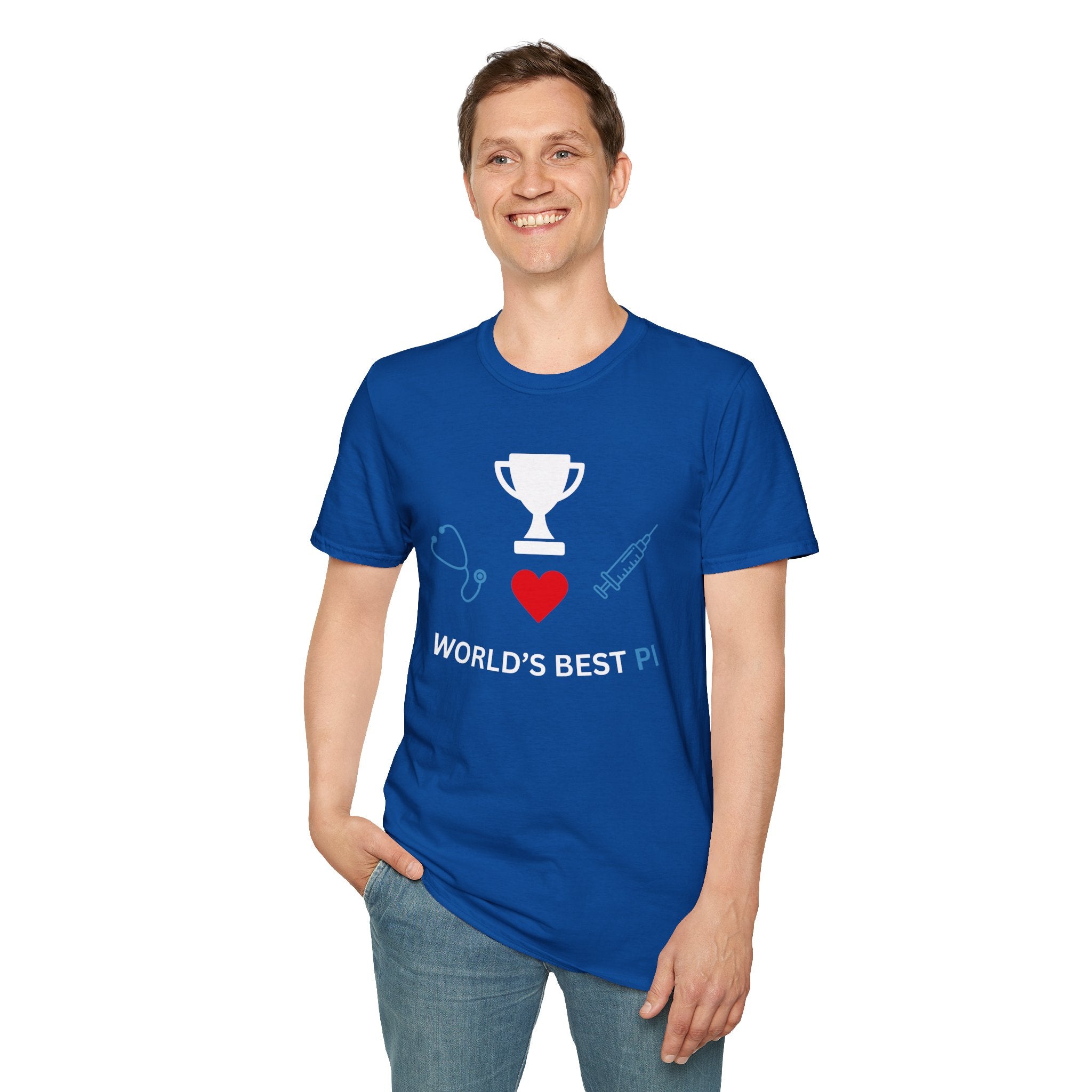 World's Best PI - Funny Unisex Softstyle T-Shirt