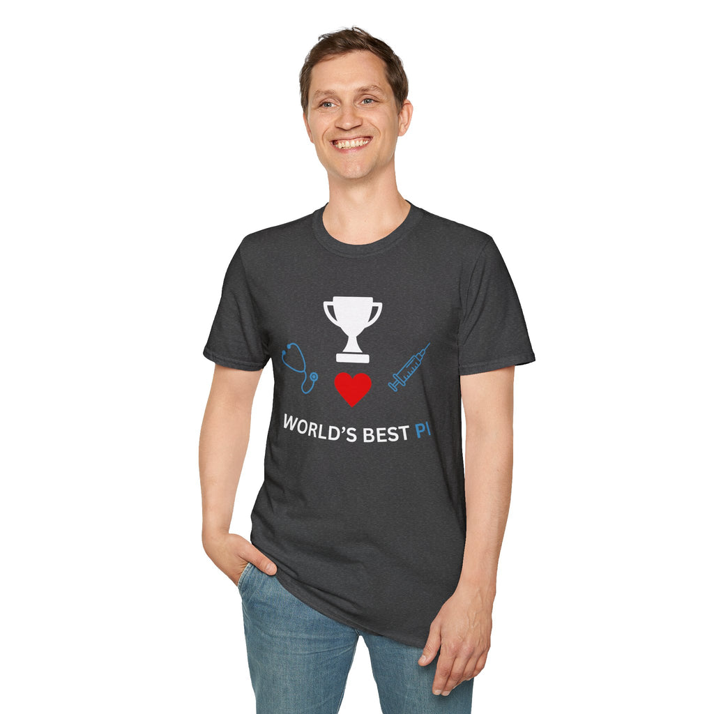 World's Best PI - Funny Unisex Softstyle T-Shirt
